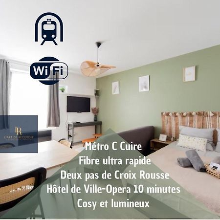 Art De Recevoir - L'Ecrin De Margnolles - Croix Rousse - Metro C-Cuire 칼루레 쿠르 외부 사진